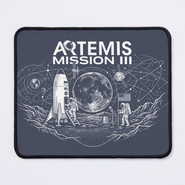 Item preview, Artemis Mission III Lunar Space Exploration designed and sold by KiwiRider.
