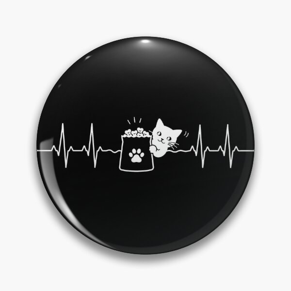 Item preview, ❤️ HEARTBEAT COLLECITON ❤️ - Heartbeat Cat - Interrupted by Treat Bag - for darker backgrounds designed and sold by WheelieGdArt.