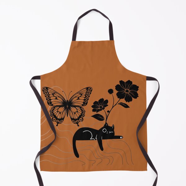 Item preview, Whimsical Cat Nature and Line Art designed and sold by A touch of creativity.
