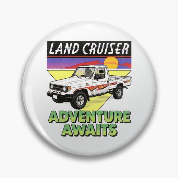 Item preview, Land Cruiser 70 Series Pickup Adventure Awaits White [White Shirt Only] designed and sold by Off-Road-Zone.