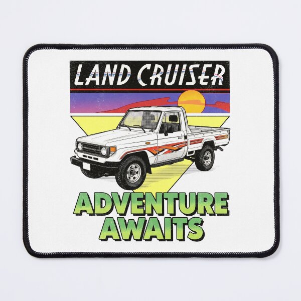 Item preview, Land Cruiser 70 Series Pickup Adventure Awaits White designed and sold by Off-Road-Zone.