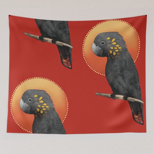 Item preview, Glossy Black Cockatoo Australian Wildlife designed and sold by Karin Taylor.