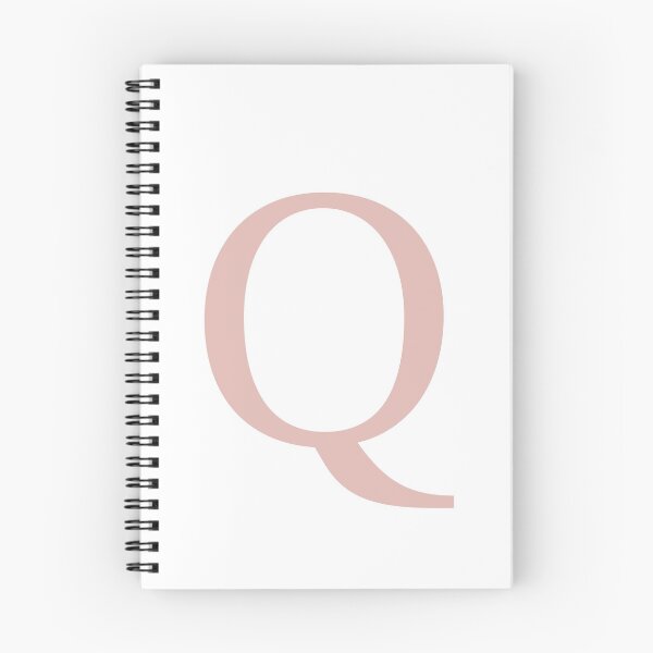 Item preview, White Basic Rose Gold Monogram Q designed and sold by rewstudio.