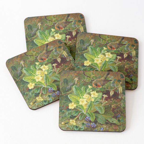 Item preview, Primrose and Robin - John Wainwright 1864 designed and sold by forgottenbeauty.