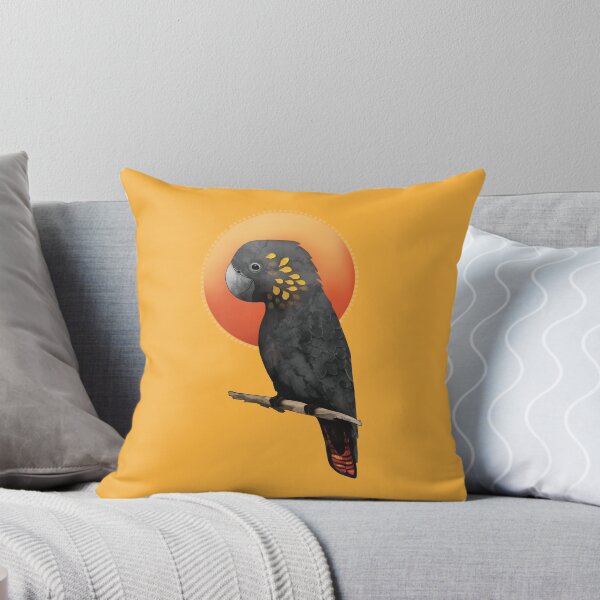 Item preview, Glossy Black Cockatoo Australian Parrot designed and sold by Karin Taylor.