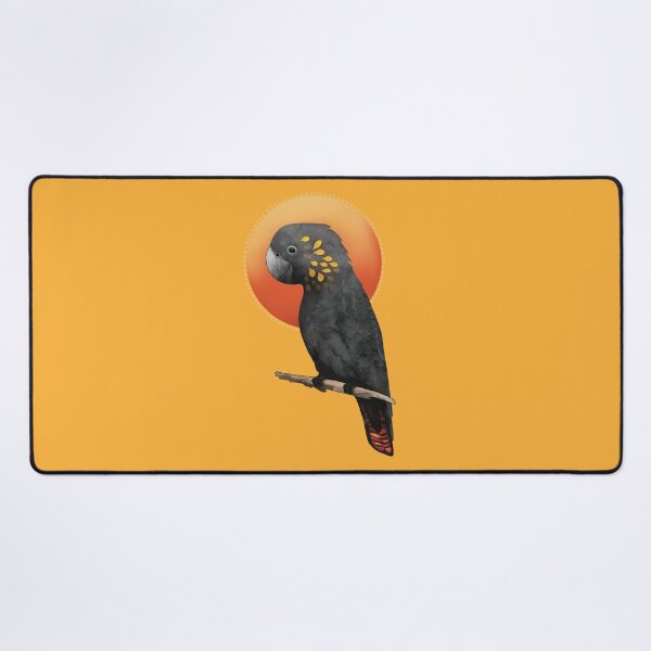 Item preview, Glossy Black Cockatoo Australian Parrot designed and sold by Karin Taylor.