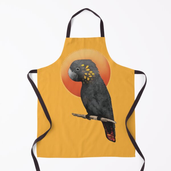 Item preview, Glossy Black Cockatoo Australian Parrot designed and sold by Karin Taylor.
