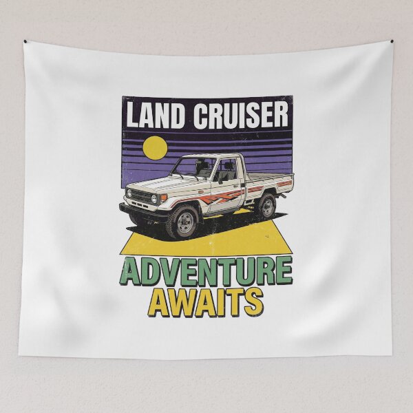 Item preview, Land Cruiser 70 Series Pickup Adventure Awaits Arab Style [White Shirt Only] designed and sold by Off-Road-Zone.