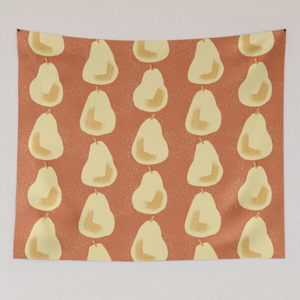 Item preview, Mid-Century Pear Print - cb6b41 designed and sold by knitetgantt.