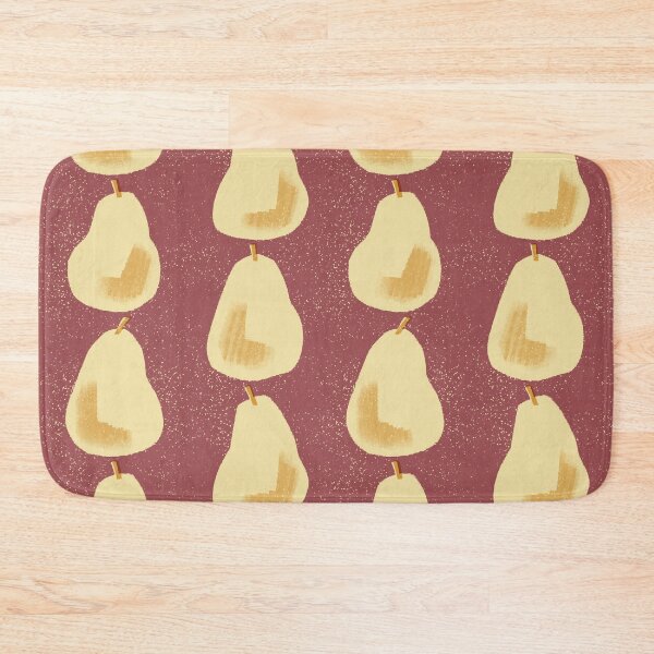 Item preview, Mid-Century Pear Print - 9c4d52 designed and sold by knitetgantt.
