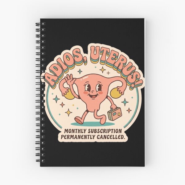 Item preview, Adios Uterus Monthly Subscription Cancelled Retro Hysterectomy designed and sold by Georain.
