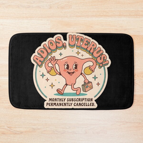 Item preview, Adios Uterus Monthly Subscription Cancelled Retro Hysterectomy designed and sold by Georain.