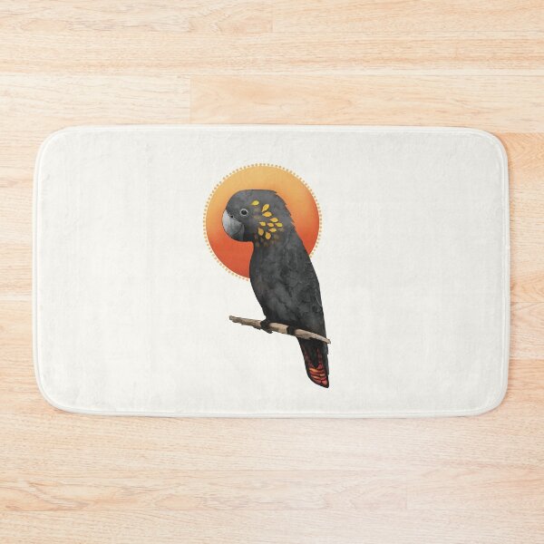 Item preview, Glossy Black Cockatoo Australian Animal designed and sold by Karin Taylor.