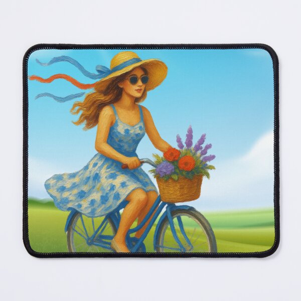 Item preview, Summer Bicycle Ride in Sunny designed and sold by VibranPalette.