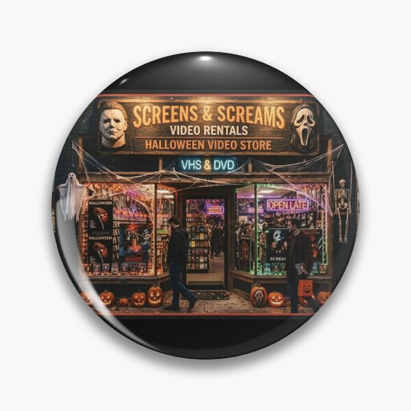 Item preview, Screens and Screams Retro Video Rental designed and sold by dragonmotor7.