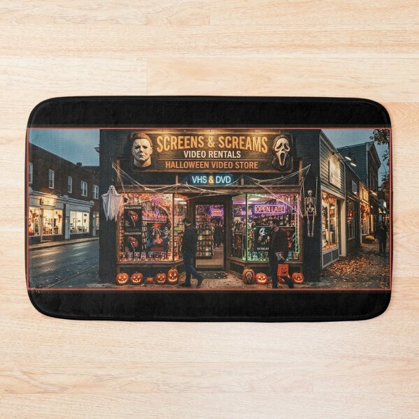 Item preview, Screens and Screams Retro Video Rental designed and sold by Dragonmotor Media.