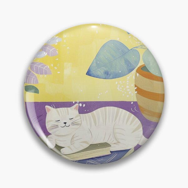 Item preview, Cat in the Library Pastel designed and sold by Amy Olsen.