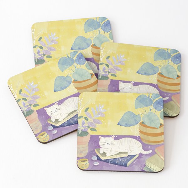 Item preview, Cat in the Library Pastel designed and sold by Amy Olsen.