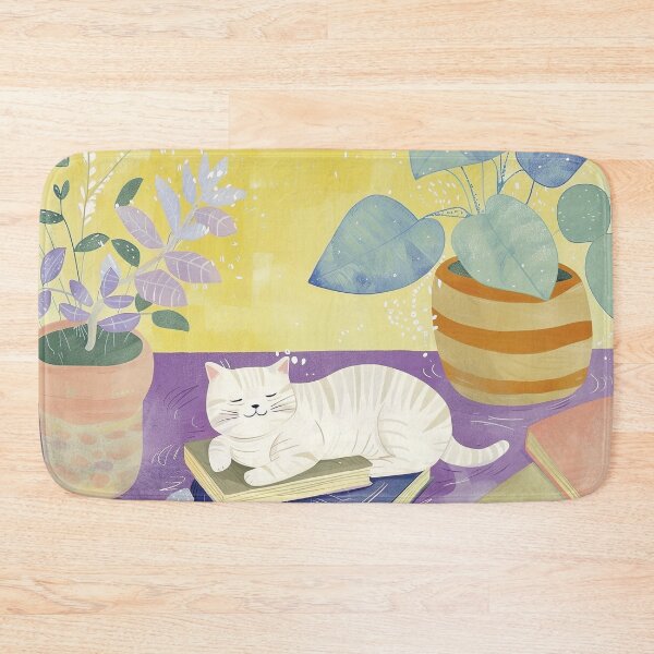 Item preview, Cat in the Library Pastel designed and sold by Amy Olsen.