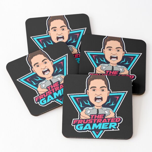 Item preview, Frustrated Gamer Caricature Gaming Emblem designed and sold by SomeHitori.