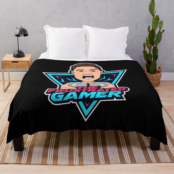 Item preview, Frustrated Gamer Caricature Gaming Emblem designed and sold by SomeHitori.
