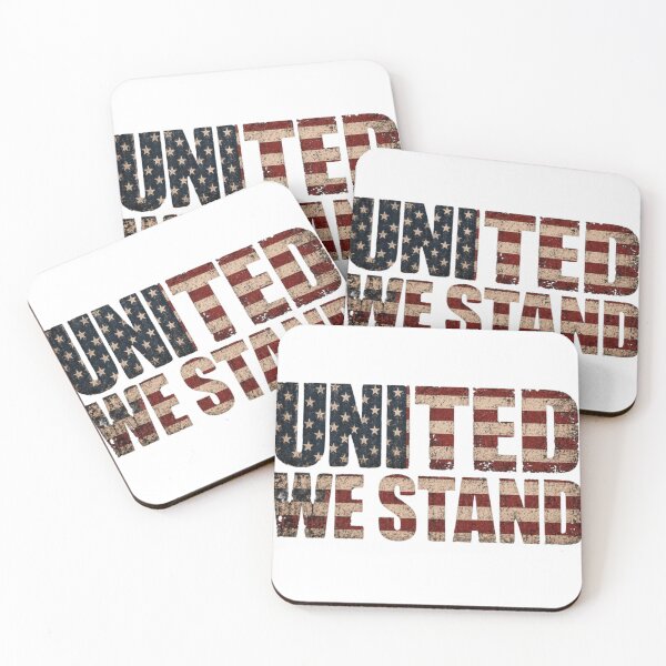Item preview, United We Stand American Flag Typography | Patriotic Distressed USA T-Shirt Design designed and sold by Diesel outlaw .