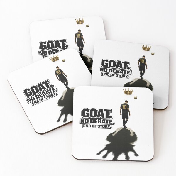 Item preview, GOAT! NO DEBATE! PERIOD! | Greatest of All Time Football Fan Graphic Tee designed and sold by littlestore.