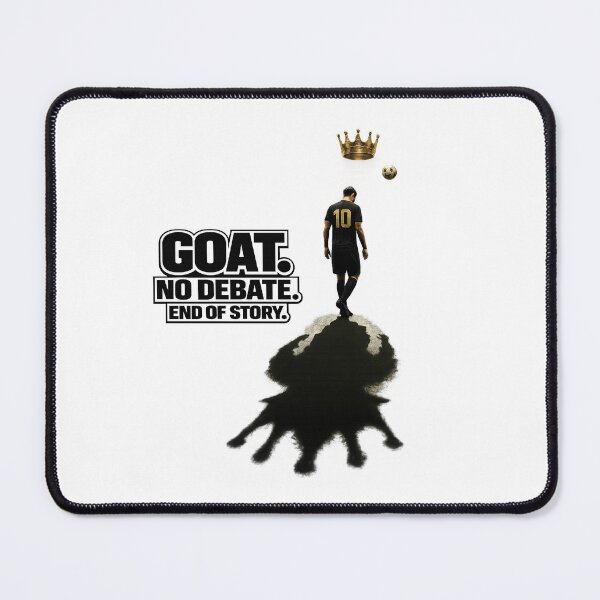 Item preview, GOAT! NO DEBATE! PERIOD! | Greatest of All Time Football Fan Graphic Tee designed and sold by littlestore.