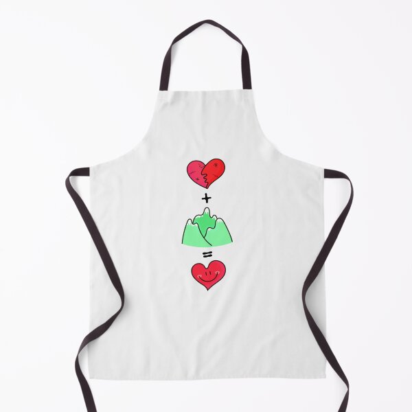 Item preview, A broken heart + Mountain = A happy heart designed and sold by DibujandoPorfa.