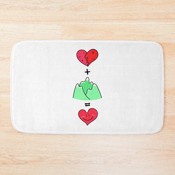 Item preview, A broken heart + Mountain = A happy heart designed and sold by DibujandoPorfa.