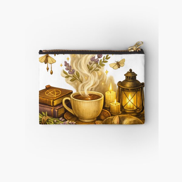 Item preview, Warm Tea & Quiet Magic – Cozy Witchcore Apparel Design designed and sold by Shadowframe Studios.