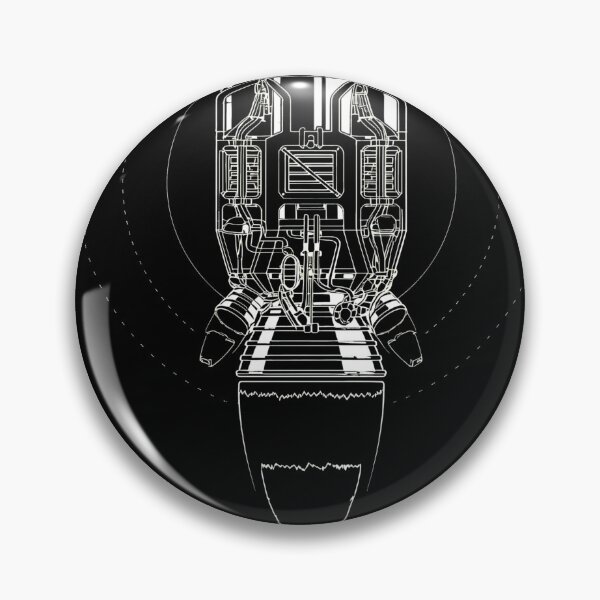 Item preview, Industrial Rocket Engine Blueprint Concept Wearable designed and sold by SomeHitori.