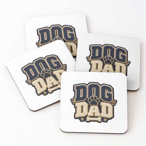 Item preview, Dog Dad Varsity Patch designed and sold by TaiwoDesigns.
