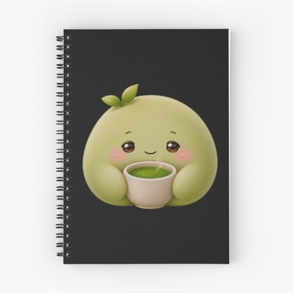 Item preview, Cute Matcha Mochi Holding Green Tea designed and sold by ImagenFusionP.