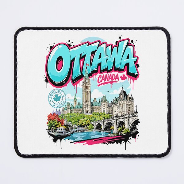Item preview, Ottawa Street Art Urban Graphic Tee designed and sold by AtuqStudio.