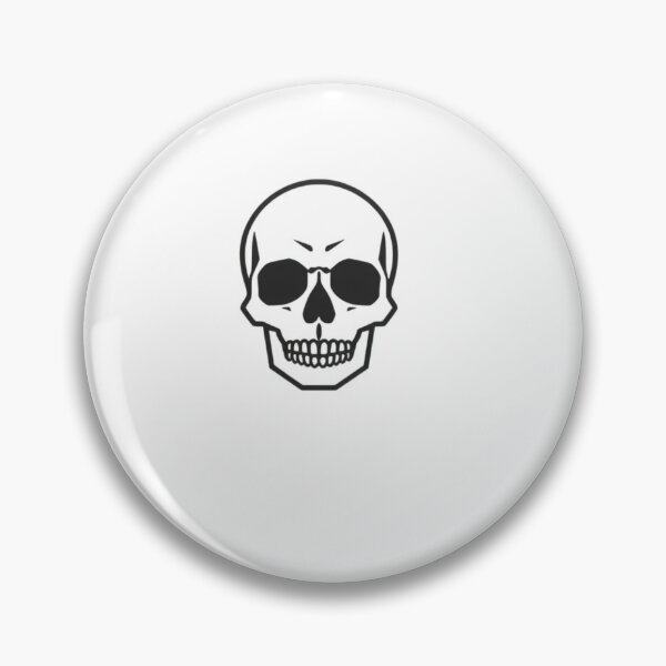 Item preview, Minimalist Skull Design Black and White Gothic Anatomy Art designed and sold by redblink store.