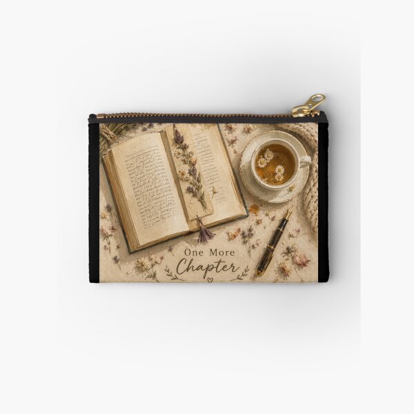 Item preview, One More Chapter | Cozy Reading Flat Lay with Tea & Candle designed and sold by UUniqueIImprint.