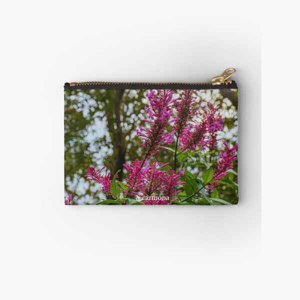 Item preview, Vibrant Magenta Wildflowers in Forest Light Art designed and sold by AuraInkSC.