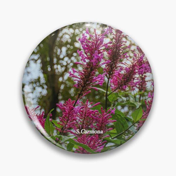 Item preview, Vibrant Magenta Wildflowers in Forest Light Art designed and sold by AuraInkSC.