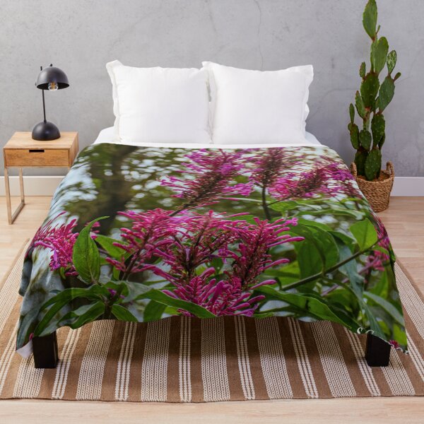 Item preview, Vibrant Magenta Wildflowers in Forest Light Art designed and sold by AuraInkSC.