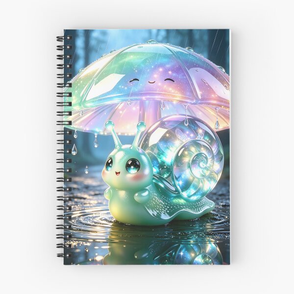 Item preview, Emerald Snail’s Rainy Day Shelter - Cute Jelly Snail in the Rain designed and sold by ABYSSLAB.