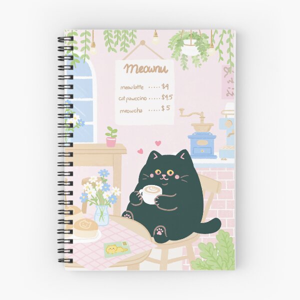Item preview, Cute Black Cat Having Coffee designed and sold by Gotta Geta Gato.