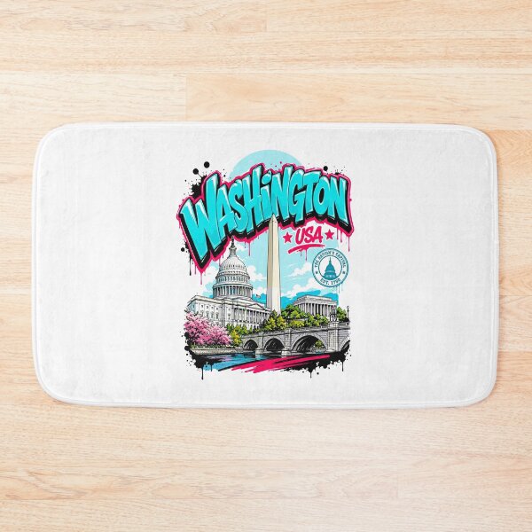 Item preview, Washington DC Street Art Graphic Tee designed and sold by AtuqStudio.