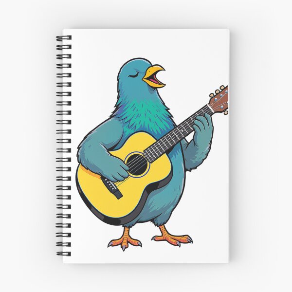 Item preview, Perky Pigeon Plucks a Sweet Song designed and sold by Zeitgeistery.