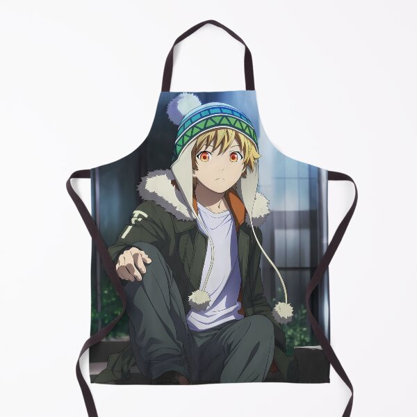 Item preview, Retrato de gorro de Yukine Noragami, ambiente urbano de anime invernal. designed and sold by PMartistStudio.
