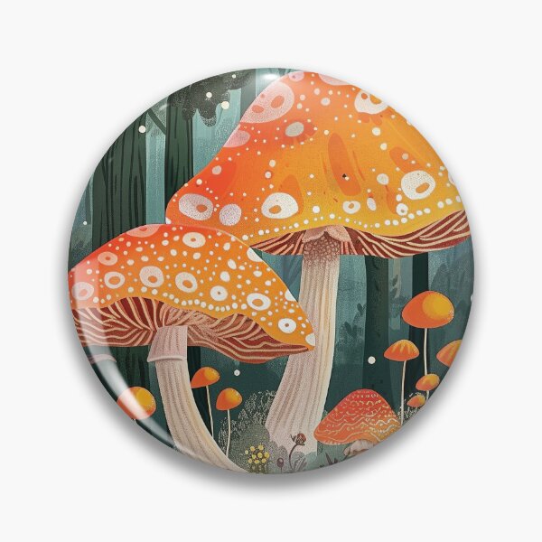 Item preview, Magical Red Cap Mushrooms designed and sold by Amy Olsen.