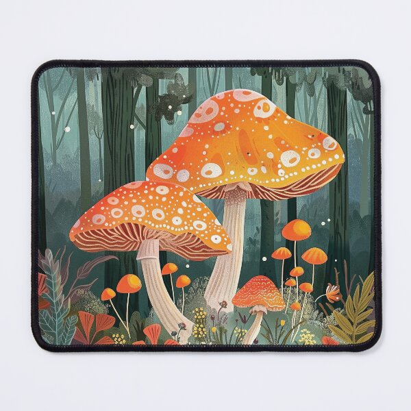 Item preview, Magical Red Cap Mushrooms designed and sold by Amy Olsen.