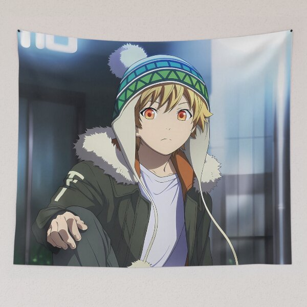 Item preview, Yukine Noragami Beanie Portrait Urban Winter Anime Mood designed and sold by PMartistStudio.