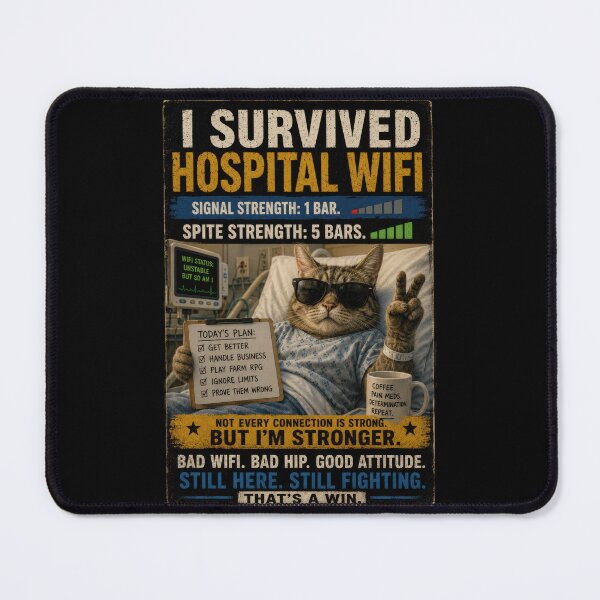 Item preview, I Survived Hospital Wifi designed and sold by IndigoExchange.