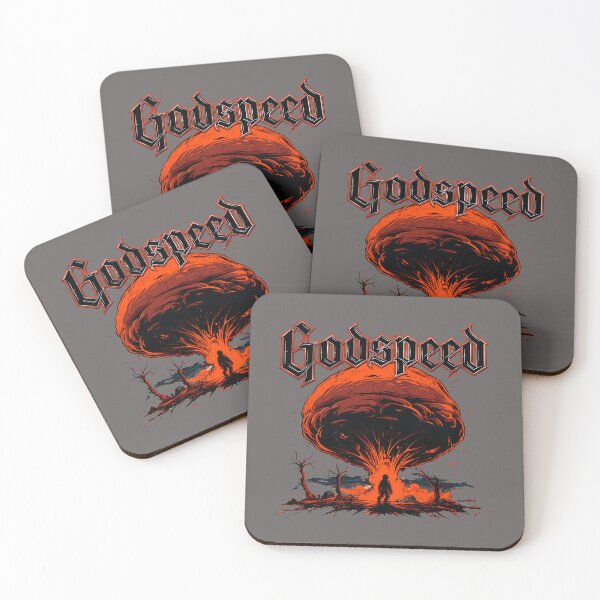 Item preview, Godspeed Atomic Dawn – Post-Apocalyptic Artwork designed and sold by bakazel.